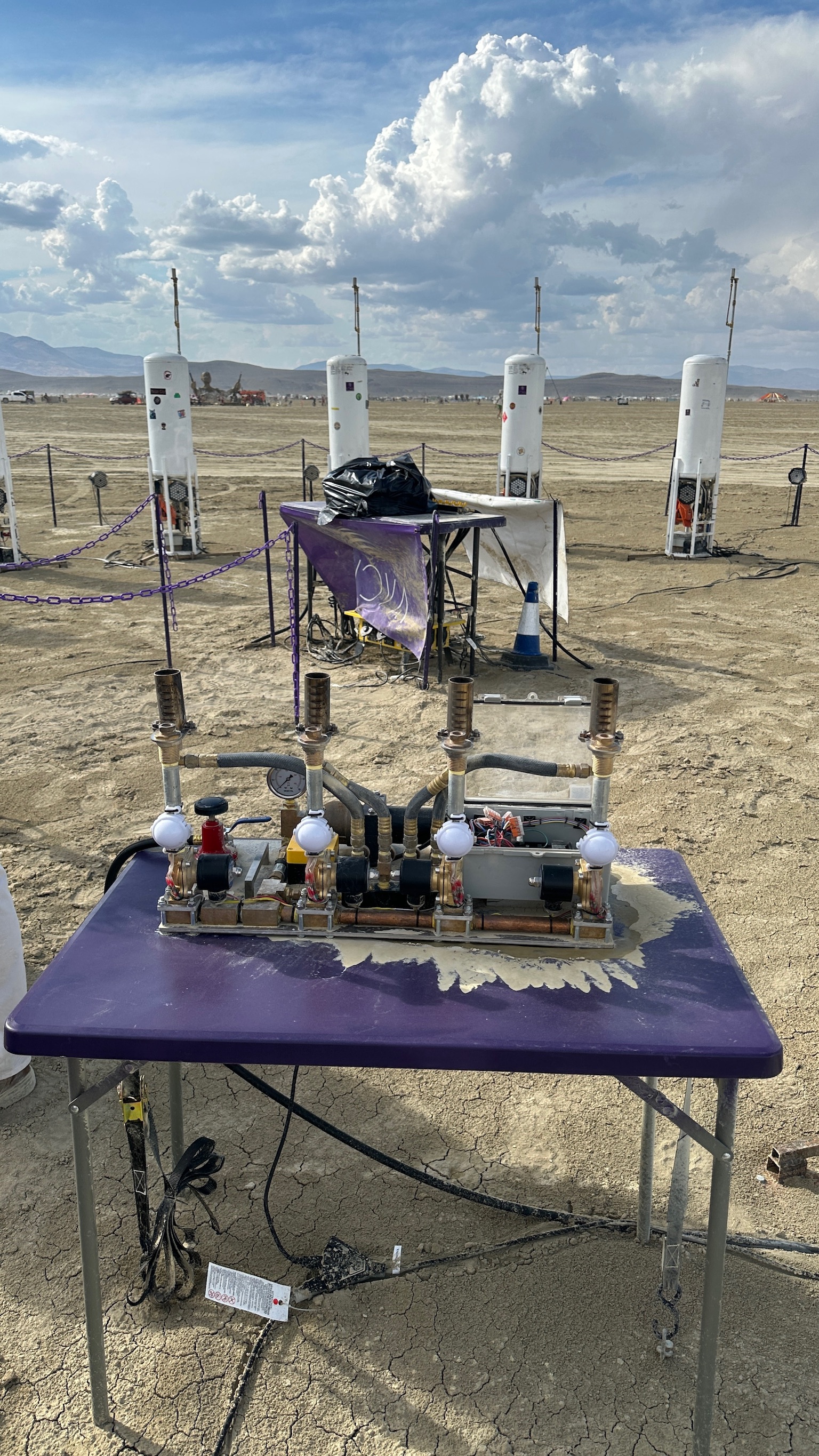 Team members experiencing Mini Nova together, focused on the challenge